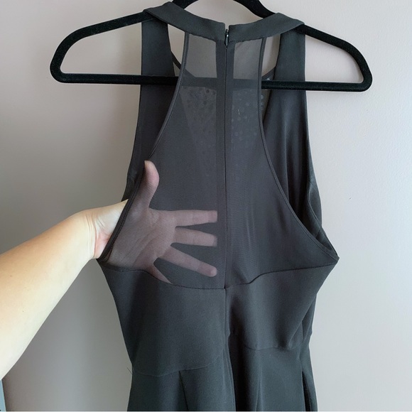 Laundry by Shelli Segal black halter style rhinestone pantsuit size 8 - Picture 3 of 8